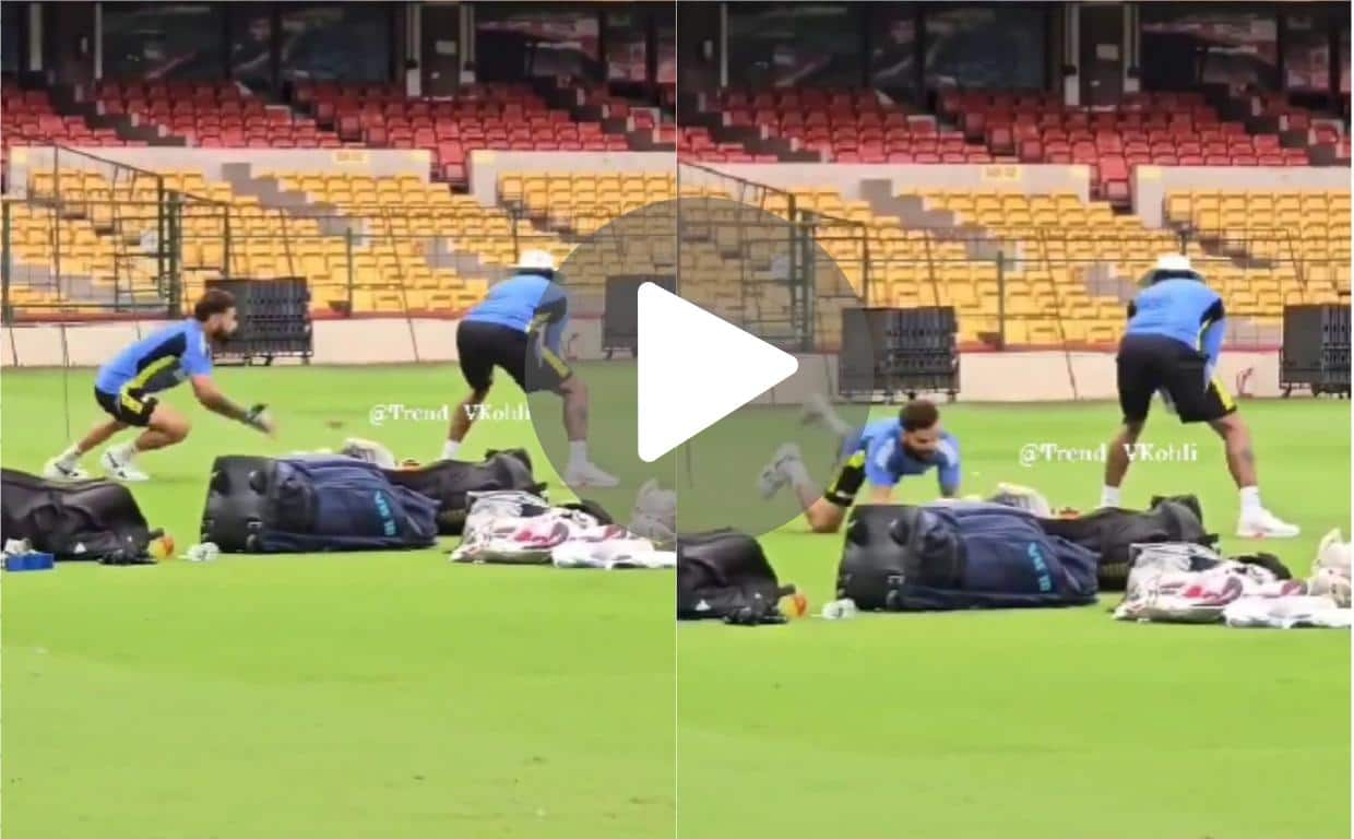 [Watch] Virat Kohli’s Stunning Diving Catch Alongside Kl Rahul Goes Viral Ahead of IND Vs NZ 1st Test